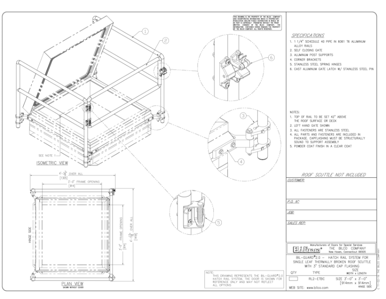 SUBMITTAL DRAWINGS FOR RL2-ETBC