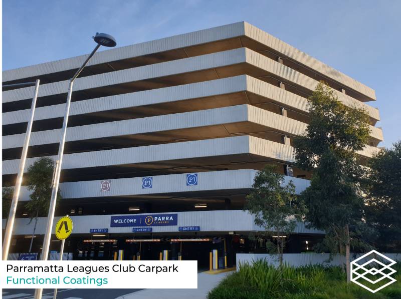 Functional Coatings - Parramatta Leagues Club Carpark