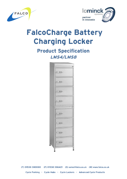 FalcoCharge e-Bike Battery Charging Locker