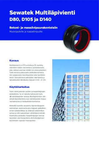 Sewatek Multiläpivienti - Tuotekortti