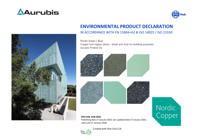 Aurubis - Nordic Green EPD