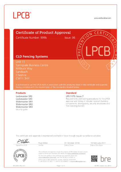 LPCB Certification 