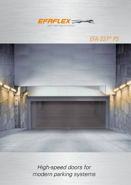 Efaflex Carpark high speed doors brochure