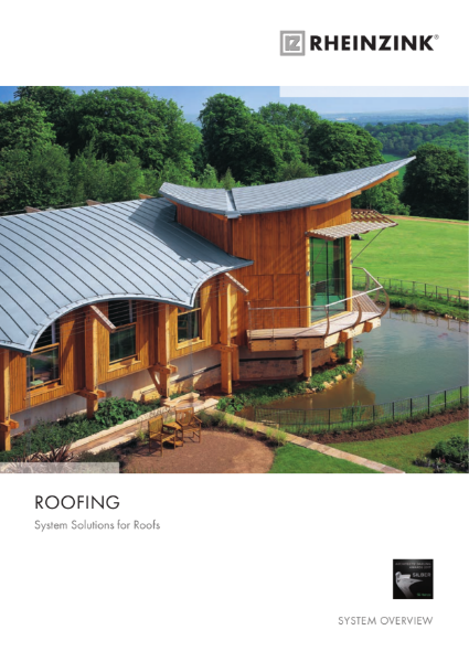Rheinzink Roof Coverings - Zinc System Solutions for Roofs