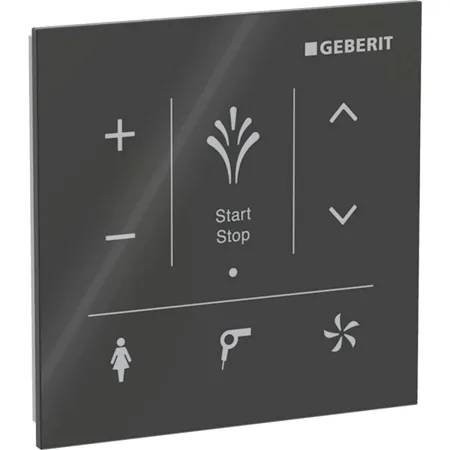 Wall-mounted control panel for Geberit AquaClean