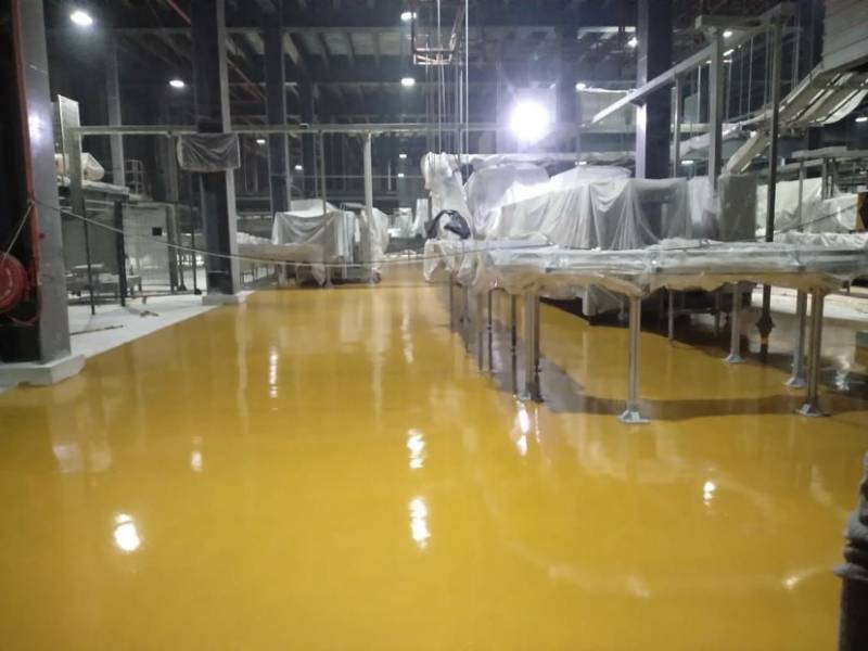 FasTop RS69 polyurethane cement used for Bangladesh food production plant
