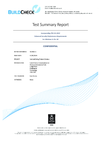 PAS 24 - Vertical Sliding Sash Window