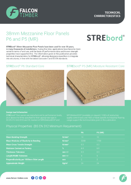 Strebord, 38 mm, p6-p5mr-tech-characteristics