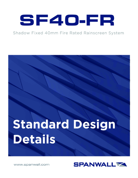 Spanwall SF40-FR Standard Design Details