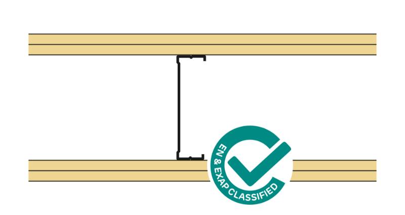 Siniat Single Frame Metal Stud Partition CS14R-215Un - Metal Stud Partitioning