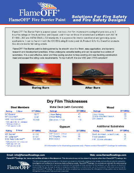 FlameOFF-Product-Brochure
