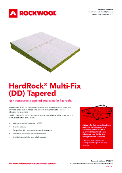 HardRock Multi-Fix DD Tapered - Datasheet
