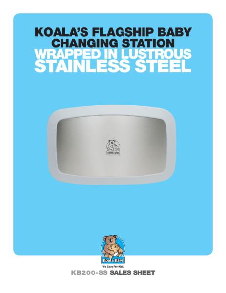 Koala Kare KB200-SS Nappy Changing Station