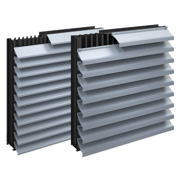 CS Louvres - Architectural Line Louvres - Double-Bank Architectural Louvres