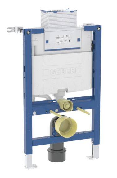 Geberit Duofix element for wall-hung WC, 82 cm, with Omega concealed cistern 12 cm - Duofix Installation Element