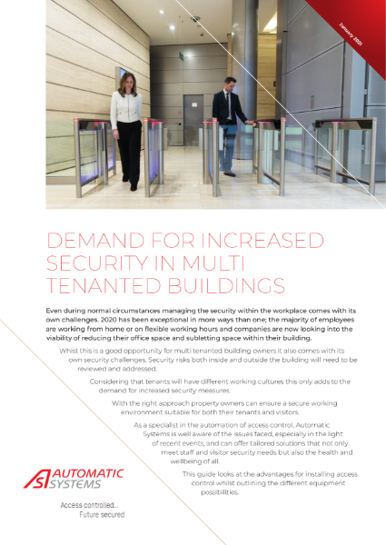 AS_Article-Demand for Increased Security in Multi Tenanted Buildings