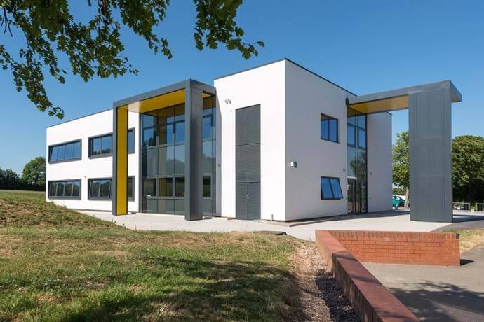 Shipston High School - Alumasc Skyline Coping, Cladding Trims