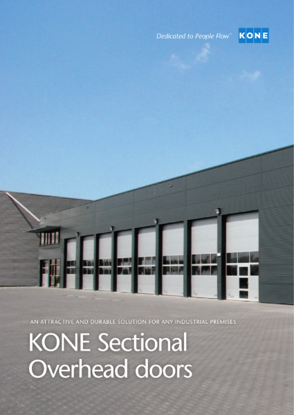 KONE Sectional Overhead Doors Brochure