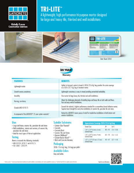 TRI-LTE Sell Sheet