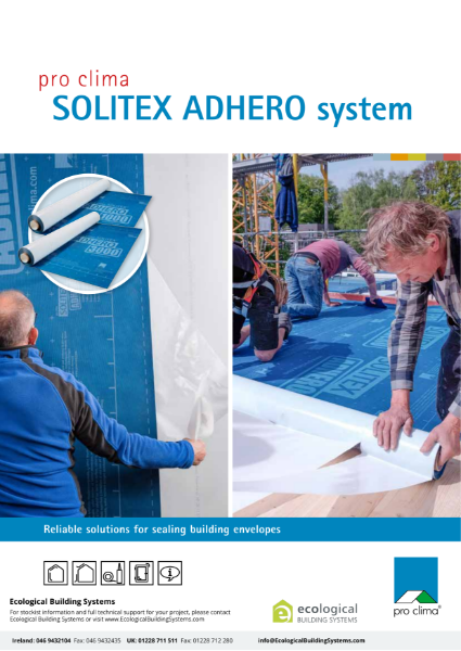 Solitex Adhero 3000 System Guide