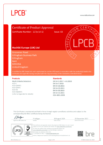 Certificate of Approval cdfa