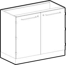 Medeko - Healthcare - Base Cabinet - Clinical Cabinet - HTM63