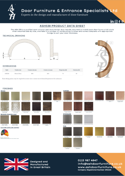 ASH538 Product Data Sheet