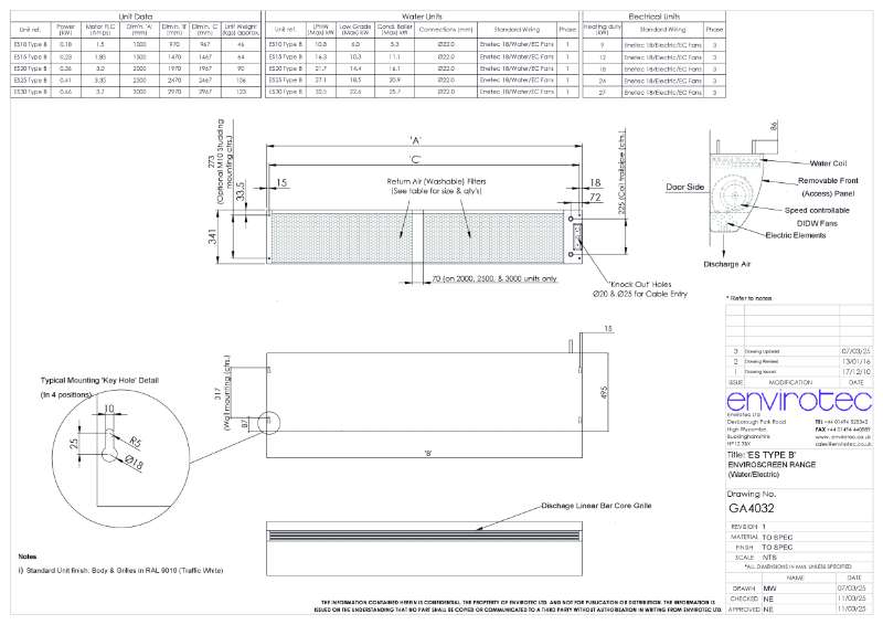 GA4032 - ES TYPE B (W+E)