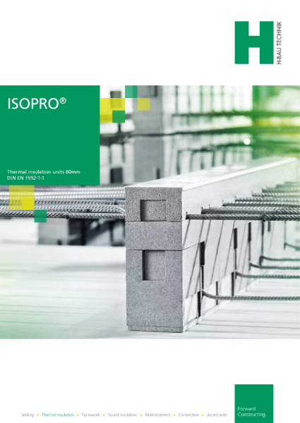 H-Bau Isopro  Thermal Break For Concrete Balconies