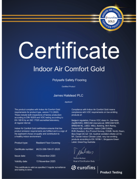 Indoor Air Comfort Gold