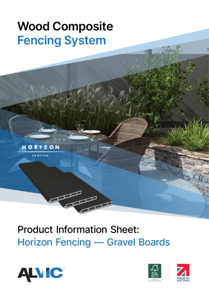 Gravel Boards - Horizon Fencing Range - Product Information Sheet