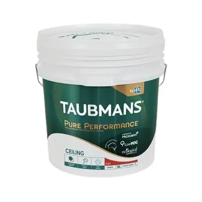 Taubmans Pure Performance Interior Ceiling Paint on Plasterboard with Taubmans Pure Performance Prep Coat