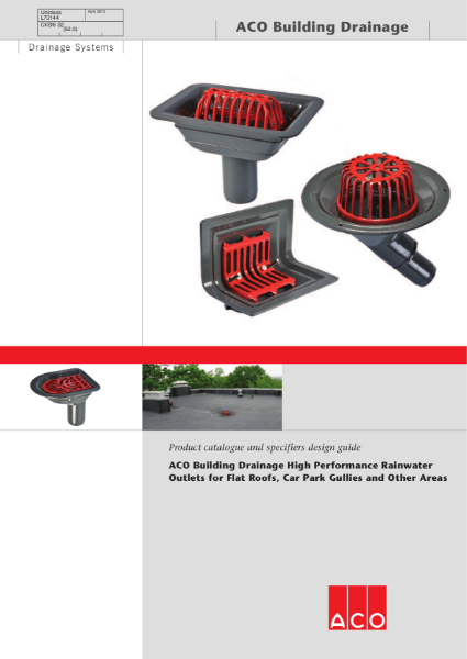 ACO Rainwater Outlets brochure