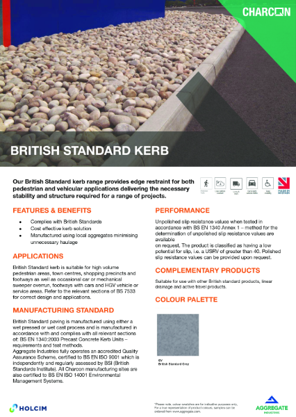 British Standard Kerb TDS