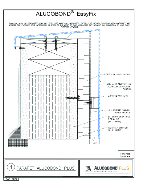EasyFix Details Vertical Exterior Insulation