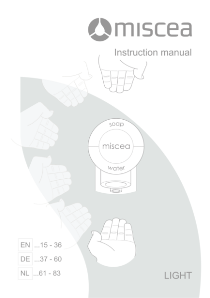 Instruction manual - miscea LIGHT