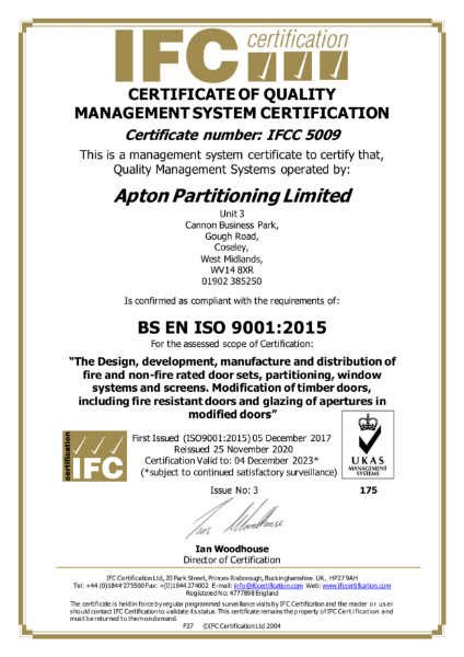 BS EN ISO 9001:2015 