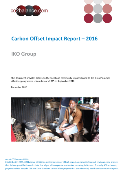 Impact Report 2016 (IKO Group)