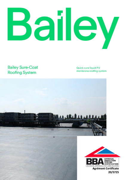 Bailey Sure-Coat PU Cold-Applied Liquid Plastic Brochure