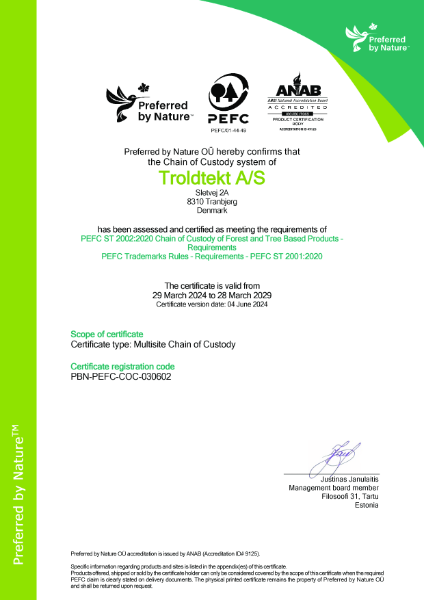 QA Certificate