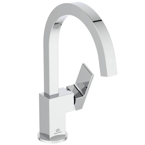 Extra single lever high spout basin mixer
