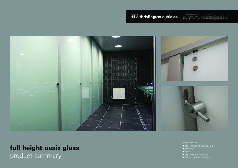 Full Height Oasis Glass-Product Summary-Thrislington