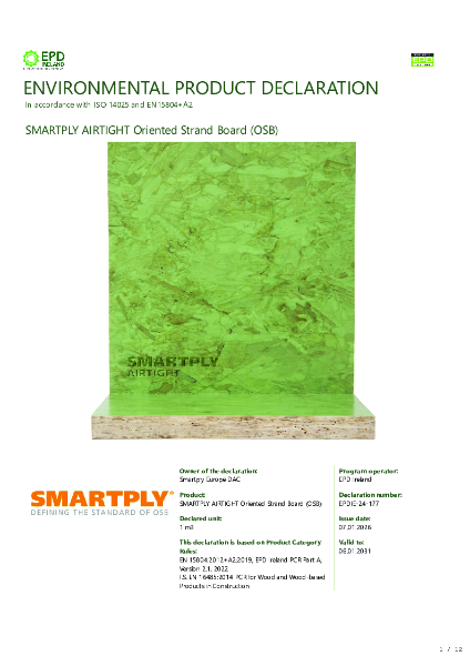 SMARTPLY AIRTIGHT EPD