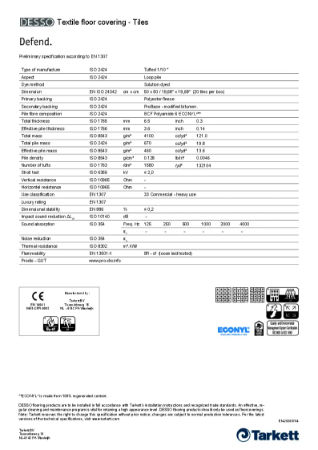 TDS – Desso Defend
