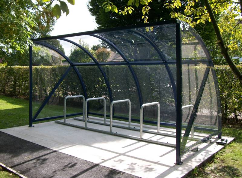 FalcoQuarter Cycle Shelter - Traditional UK Cycle Shelter- Open Front