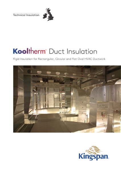 Kingspan Kooltherm Duct Insulation - 05/23