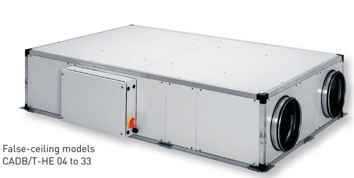 CADB/T-HE PRO-REG | Counter-Flow Heat Recovery Series