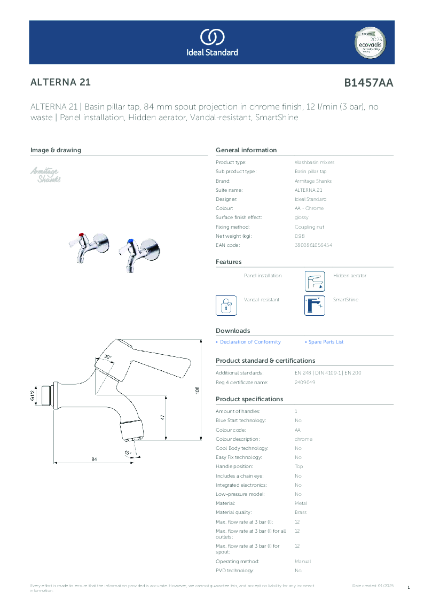 Datasheet - B1457AA