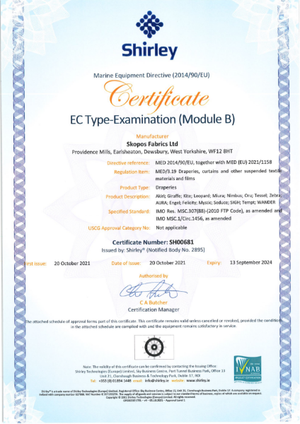 Shirley MED Module B for Draperies (Wheelmark)