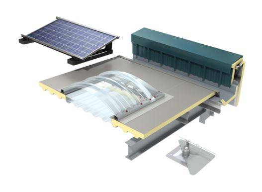 QuadCore™ Topdek Single Ply Membrane Roof Panel